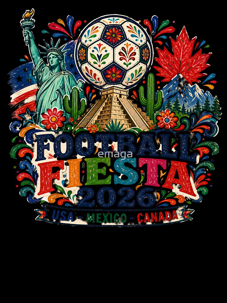 Football Fiesta 2026 Soccer Celebration Art by emaga