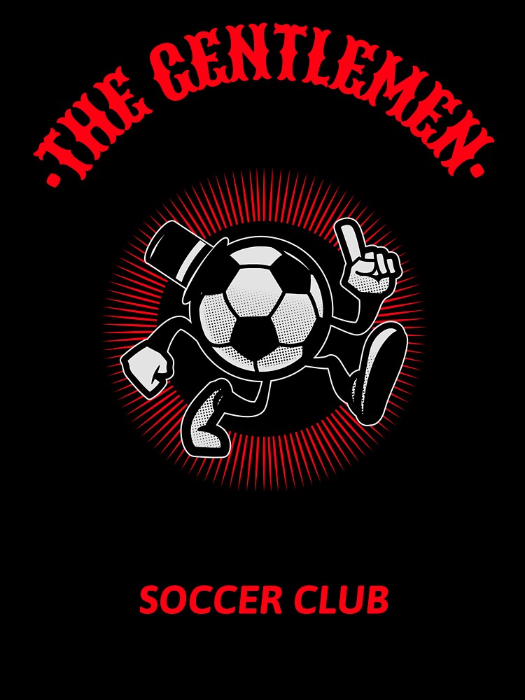 The Gentlemen Soccer Club Vintage Football Fan Typography by DesignbyAACreations