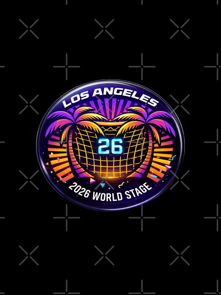 Retro LA “2026” - Hollywood Pitch Neon Badge by RDcollections