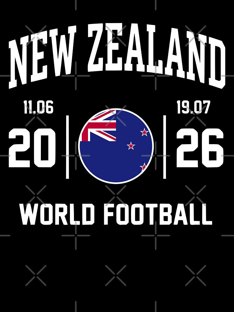 New Zealand 2026 World Football Fan Graphic by Imaginationbeyond