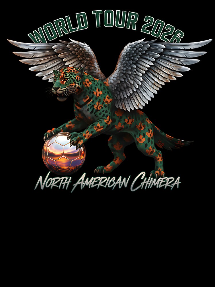 2026 World Tour "Chimera" Limited Edition Tee - Ancient Spirit Modern Game - USA Mexico Canada Fusion Streetwear by Lukzol