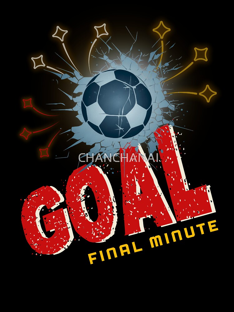 Final Minute Goal Soccer Shirt – World Football Championship Graphic Retro Sports Design by CHANCHANAI