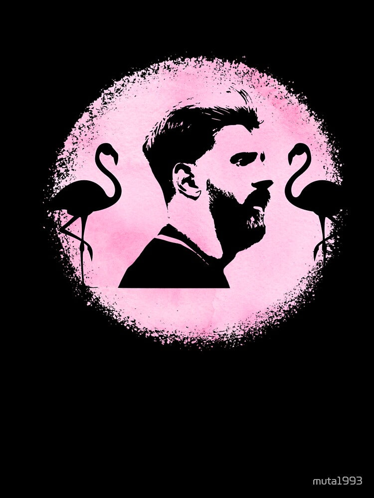 Messi with two flamingos by muta1993