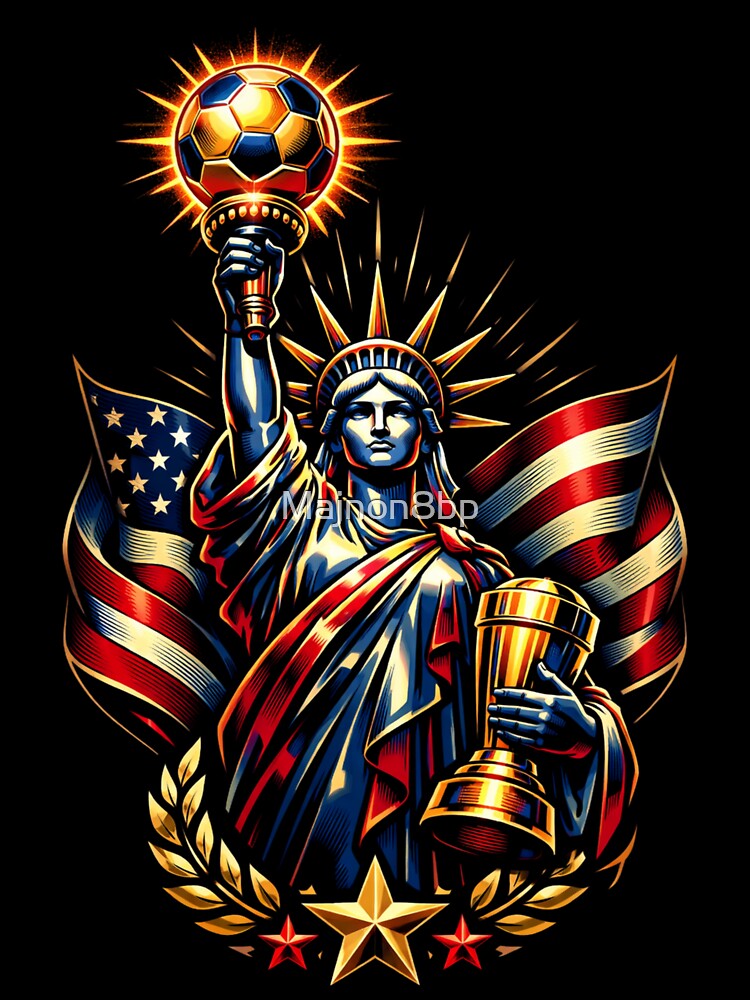 American Liberty Soccer 2026 Glory Retro Emblem by Majnon8bp