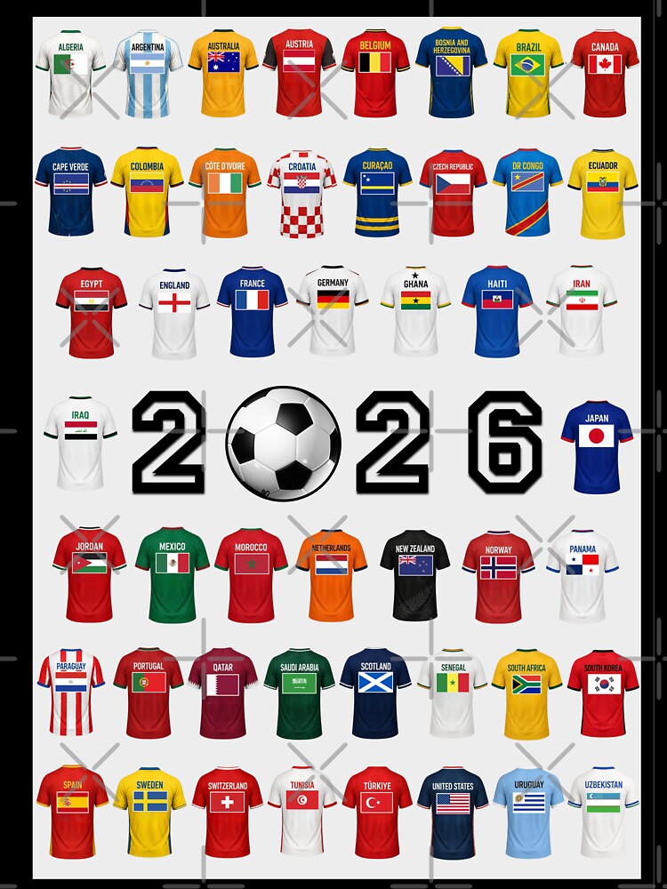 48 Nations • One Game |  2026 North America Soccer Jerseys by SHELOPS