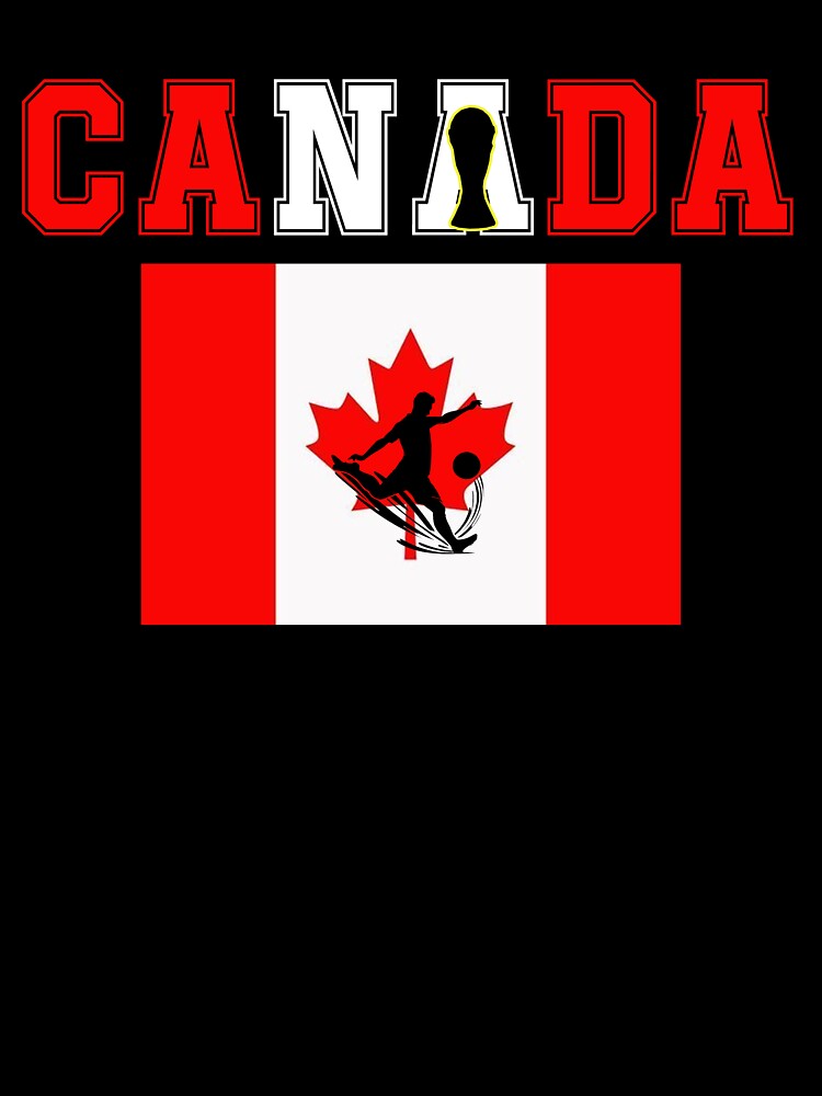 Canadian Football Supporter Vintage Soccer Design by QuiteOrbit