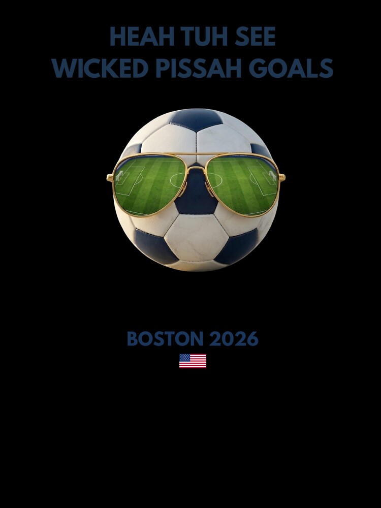 WC26 Hosting City: Boston | Fun and Smart Soccer Fan Gear by Soccertees Lab