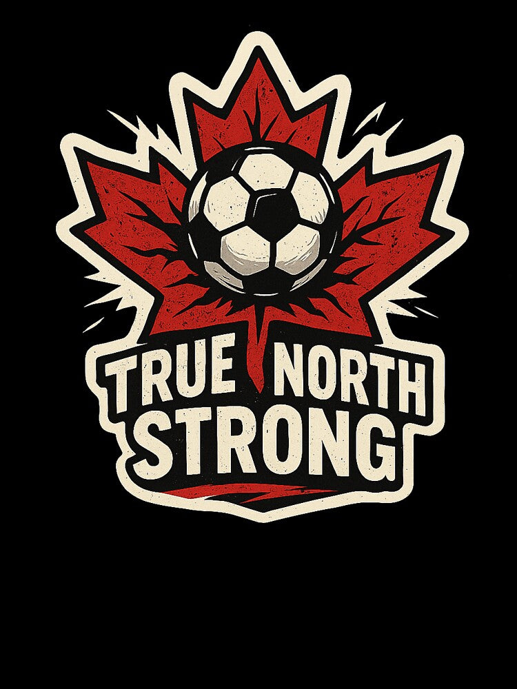 True North Strong Soccer Emblem by farzan-design