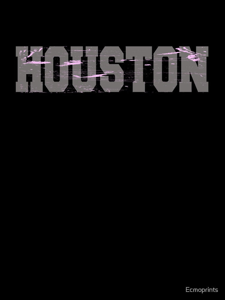 Houston U.S.A. lettering by Ecmoprints