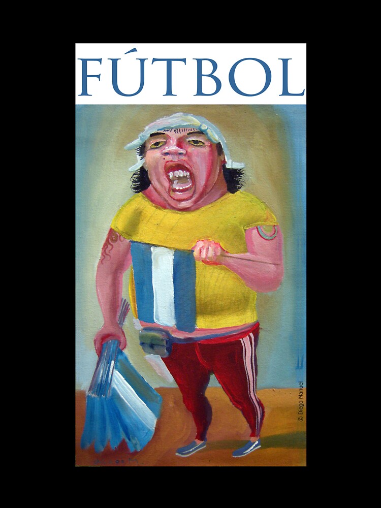 Football. (Seller of flags) by Diego Manuel Rodriguez