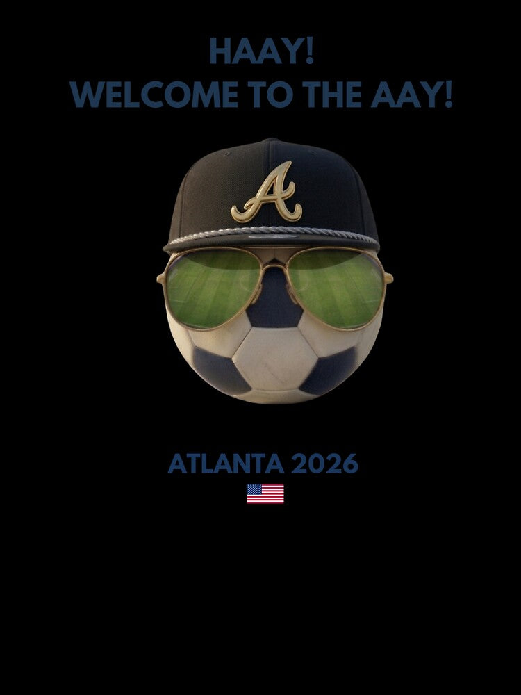 WC26 Hosting City: Atlanta | Fun and Smart Soccer Fan Gear by Soccertees Lab