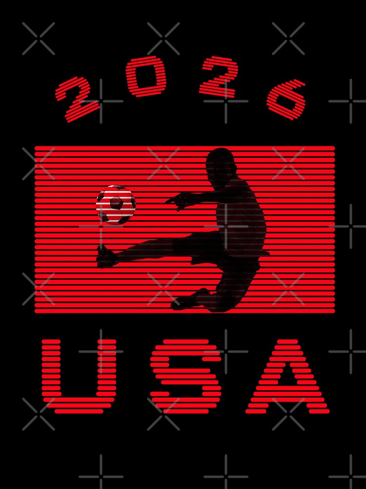 USA Soccer 2026 Player Silhouette Athletic Design by cabana.space