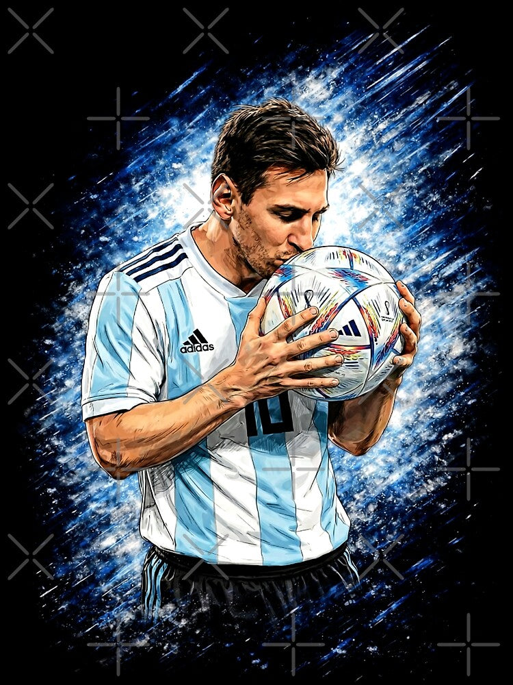 Messi Football Legend Pride by Not Hugo