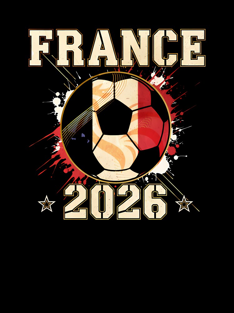 Front Print France Soccer World Cup 2026 - French Fan Gift T-Shirt_84561762 by gidget-gadget