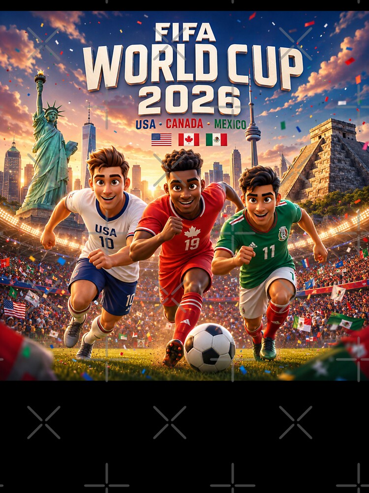 ⚽ USA Canada Mexico Football 2026 #football 2026 by Fanybany