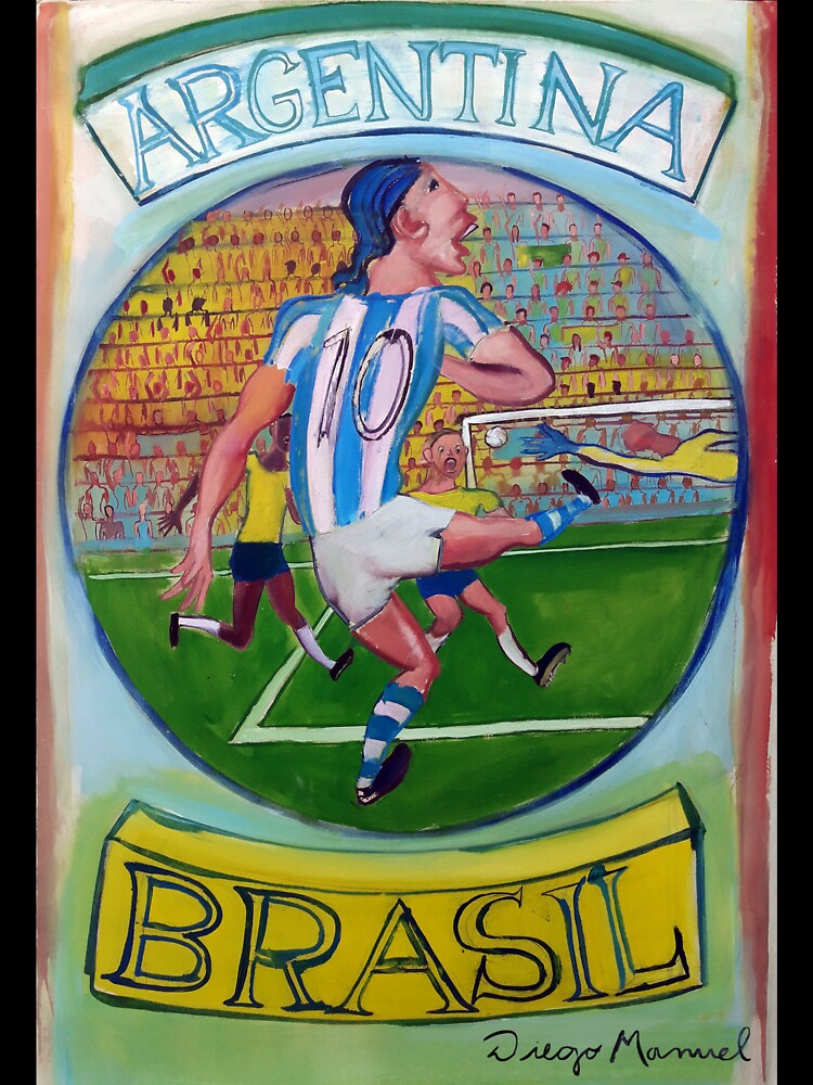 Argentina - Brazil, World Soccer Classics (3), 2014, by Diego Manuel by Diego Manuel Rodriguez
