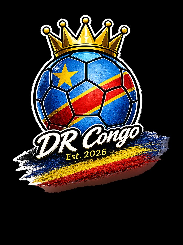 Dr Congo soccer lover gift by QuiteOrbit