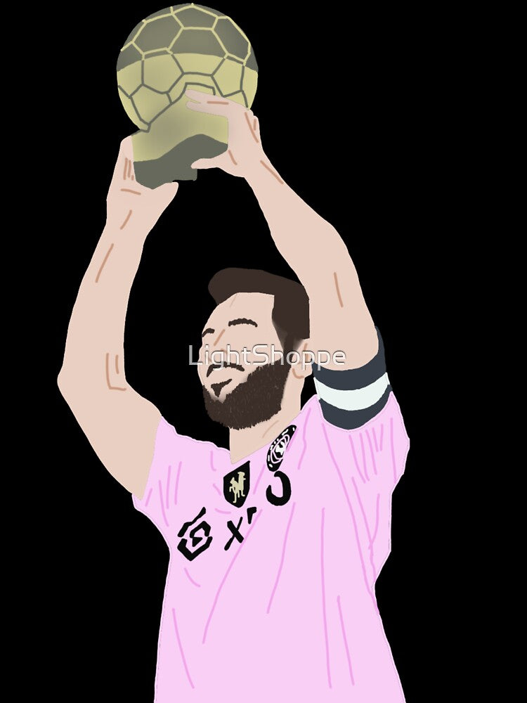 Messi's 8th Ballon d'Or by LightShoppe