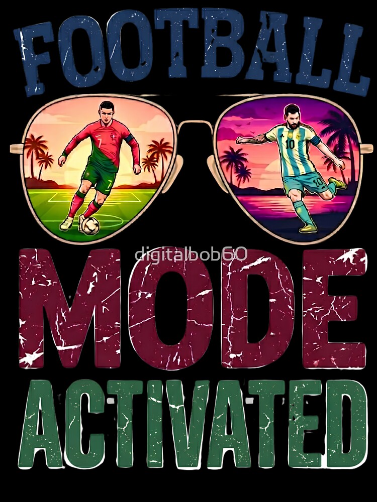 Football Mode Activated Soccer Sunset Sunglasses Graphic by digitalbob60