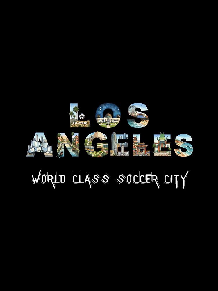 Los Angeles Soccer Art by MollyLYork