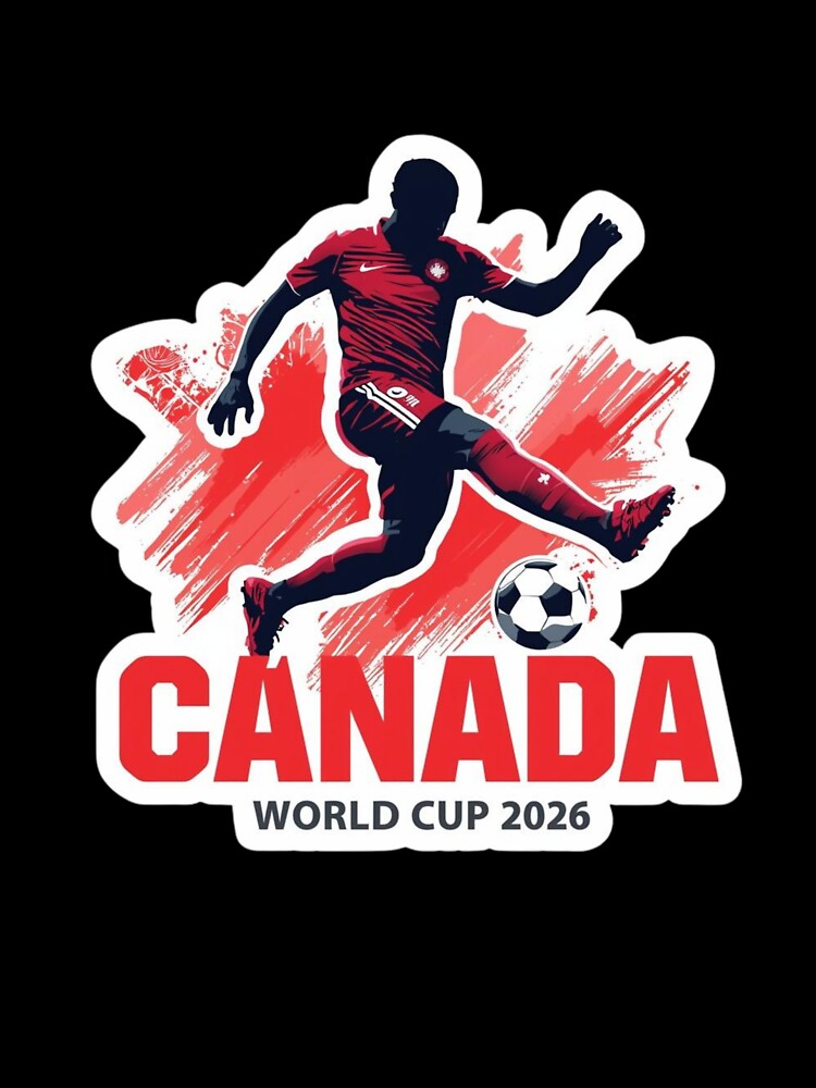 Canada World Cup 2026 Soccer Player Flag Sticker by PACS0011