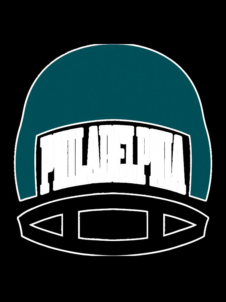 Vintage Philadelphia Football Helmet by NeverLoseSF