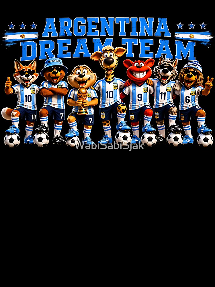 Argentina Soccer Dream Team by WabiSabiSjak