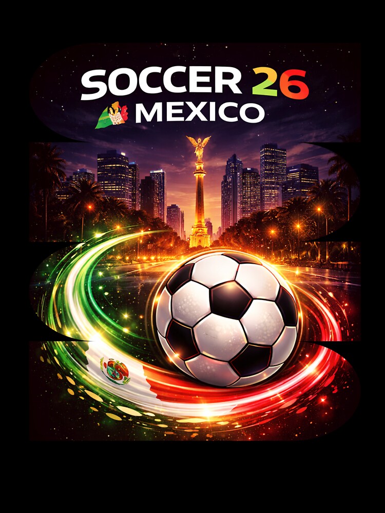Mexico Soccer 2026 Shirt, Soccer 26 Mexico Fan Tee, Mexico Football Graphic by MK-Charlie