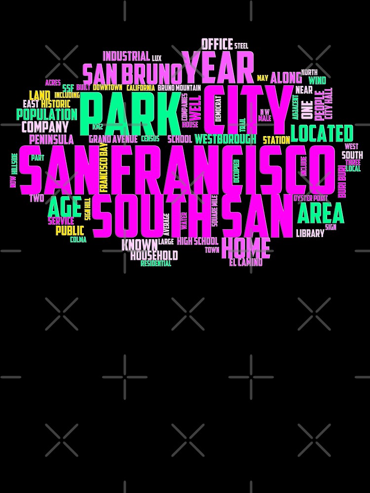 San Francisco pink fluorescent text by Astralia
