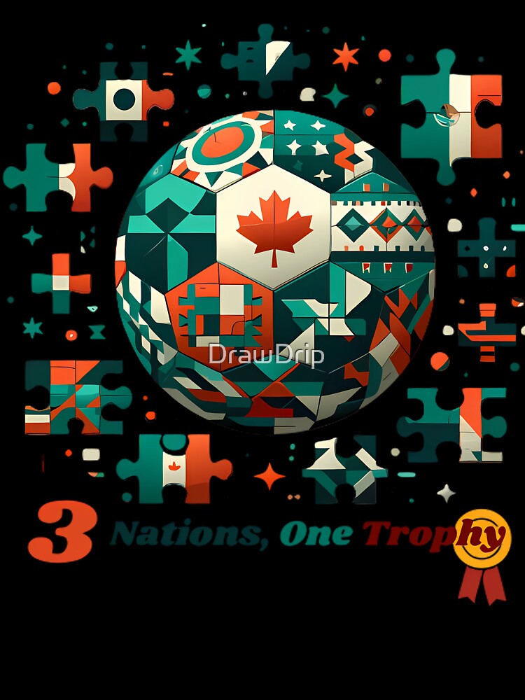 World Cup 2026 Unity Puzzle Three Nations by DrawDrip