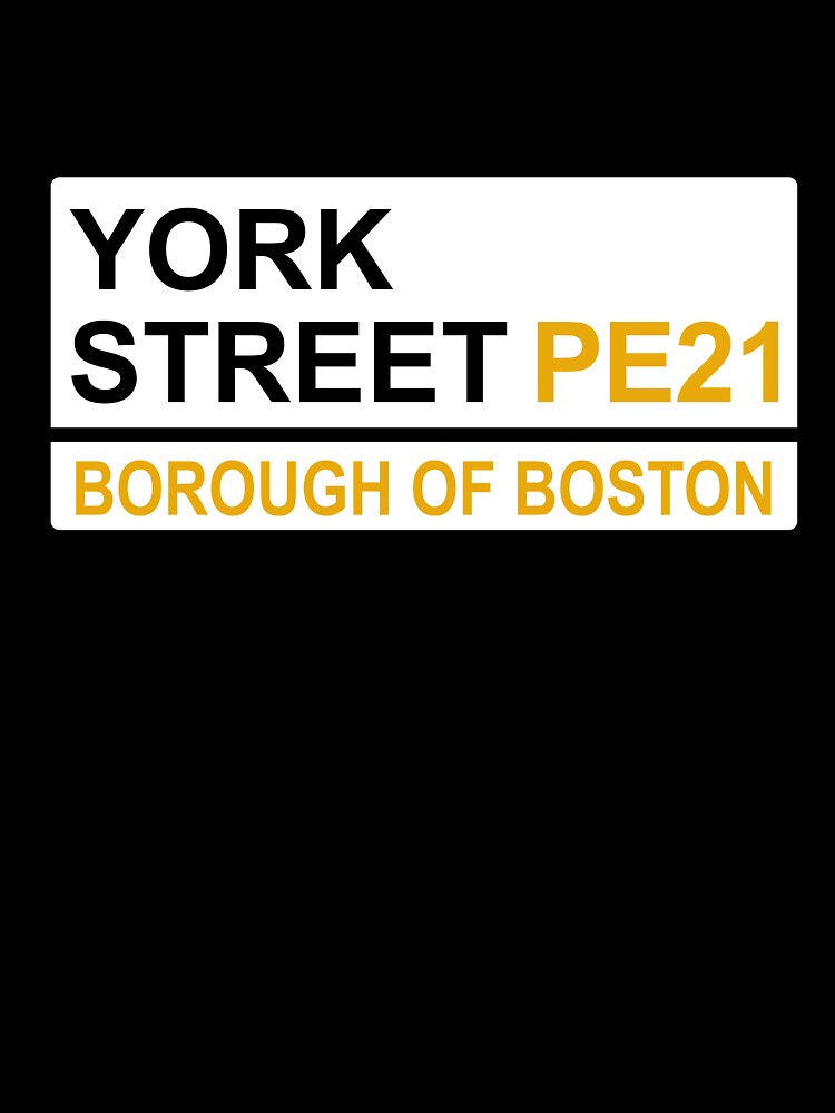 Boston York Street Iconic Street Sign by DelfDesign