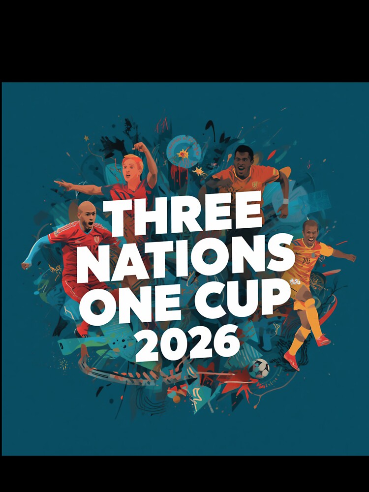 Three Nations One Cup 2026 — USA Canada Mexico World Cup Fan t-shirt by PitchPixel