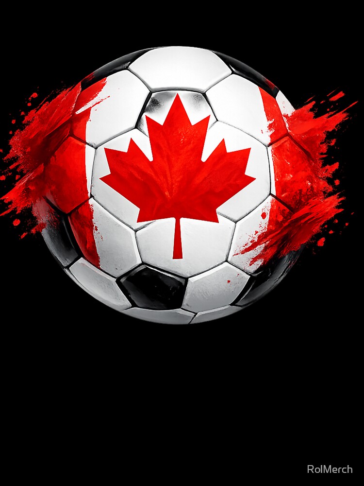 Canada Soccer Maple Leaf Design – World Football Championship Fan Graphic by RolMerch