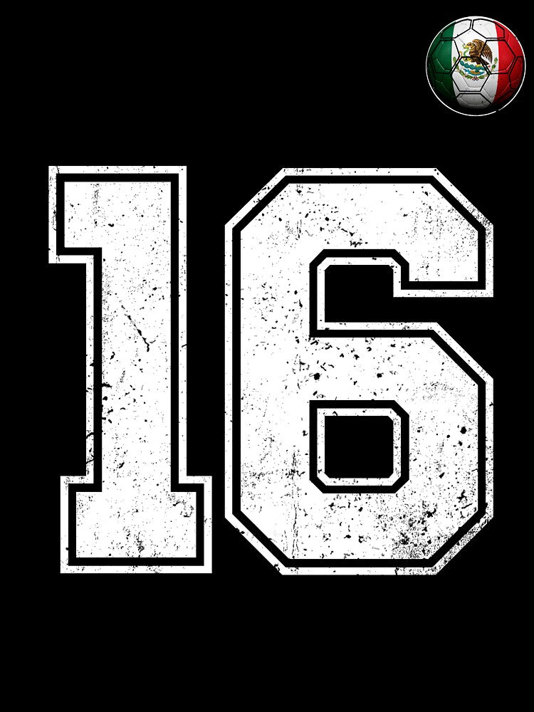 Number 16 Canada Flag Football Fan by BernoNickel
