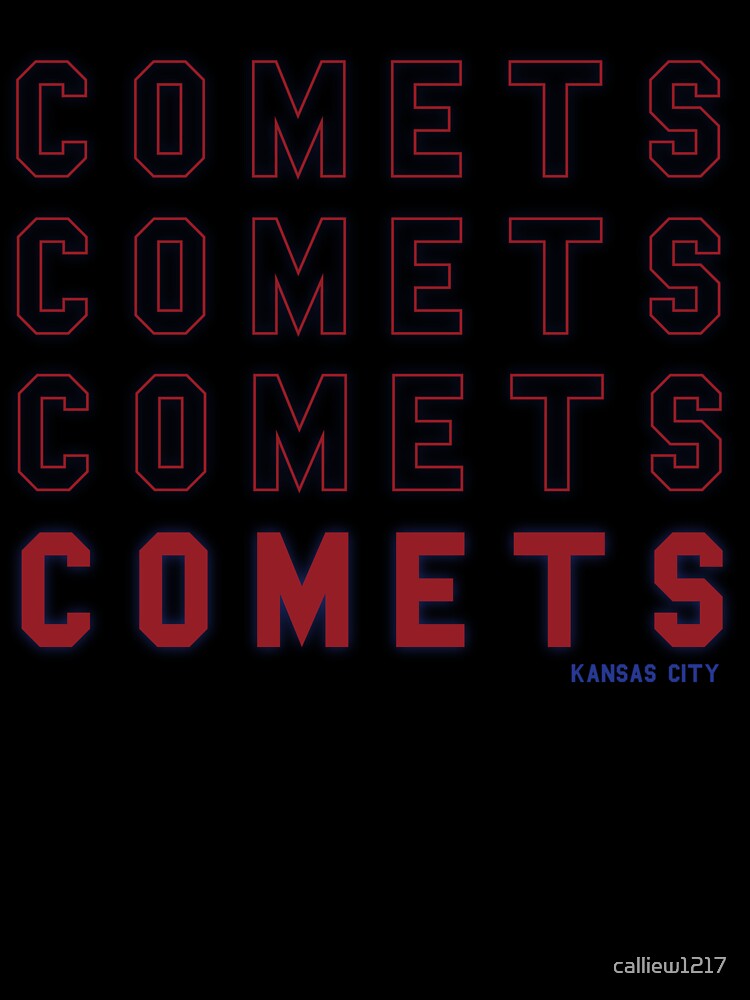 Comets Comets Comets Comets in Red by calliew1217