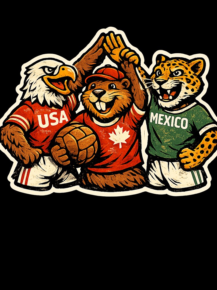 United North America 2026 – Host Nations Soccer Sticker by randomdesignsnearme