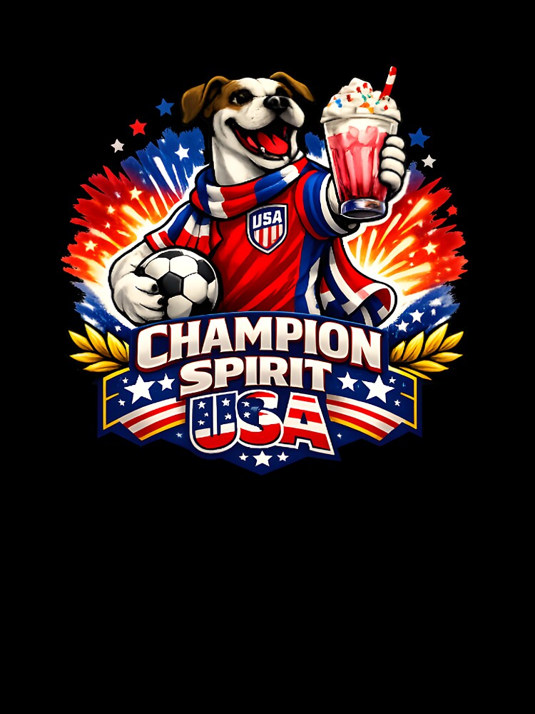 Bulldog Soccer Fan – USA Pride by Fumo-Dolce