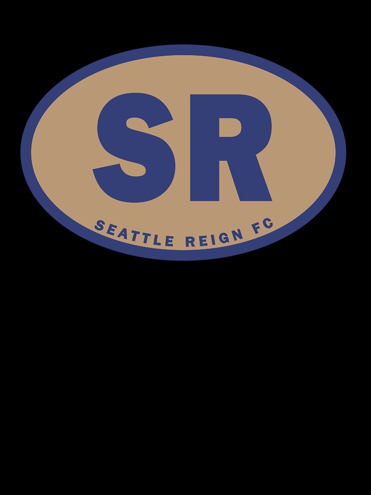 Seattle Reign FC Colorful Classic Oval by HBStickerworks