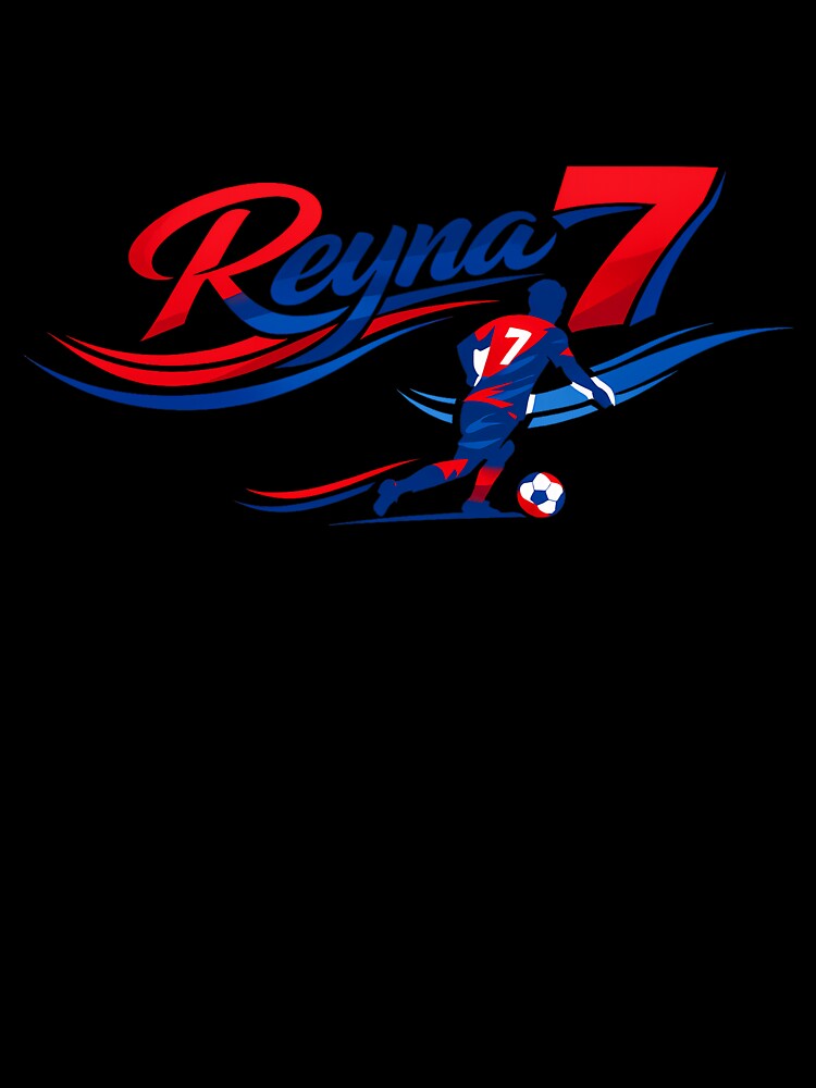 Reyna 7 USA Soccer Creative Player  Stylish Football Art by OliviaHayesArt