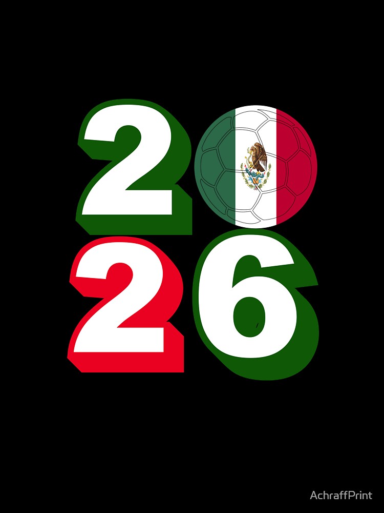 Mexico 2026 Soccer Ball by AchraffPrint