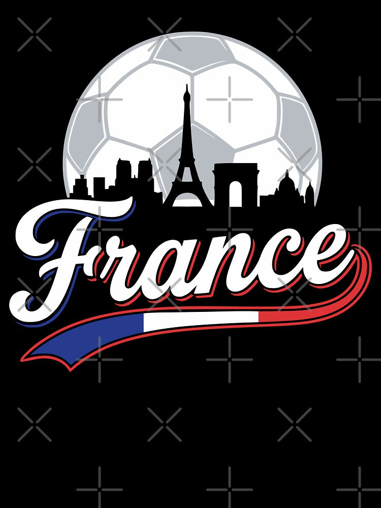 France Skyline Flag Soccer Graphic by Imaginationbeyond