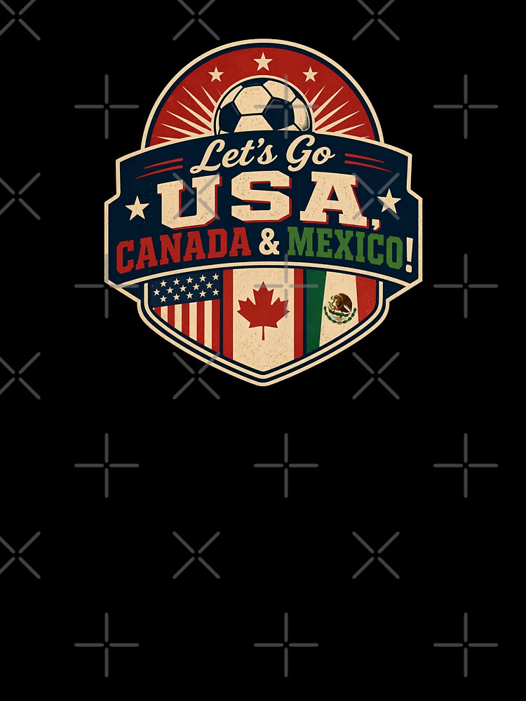 Let's Go USA Canada Mexico by DemureArtsy