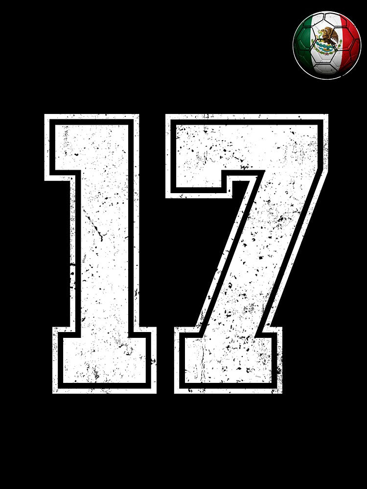 Number 17 Canada Flag Football Fan by BernoNickel