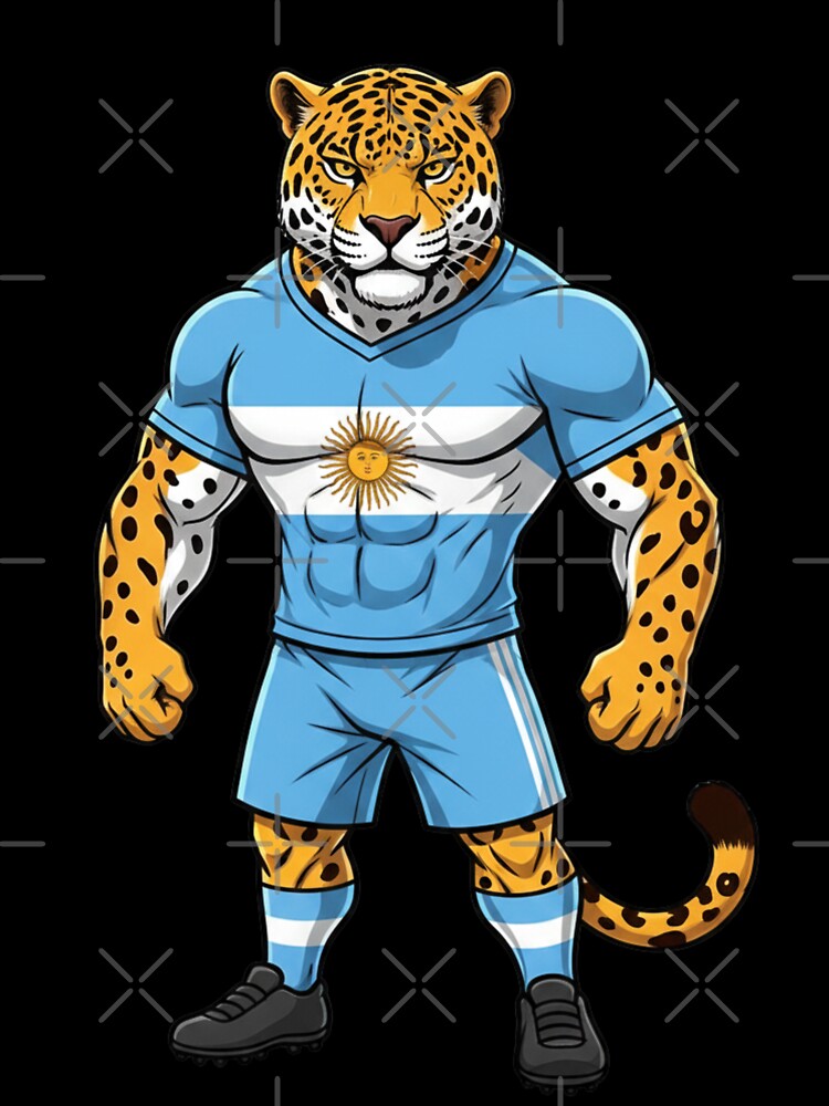 Powerful Argentine Jaguar Football Mascot 2026 by ArtByKatti