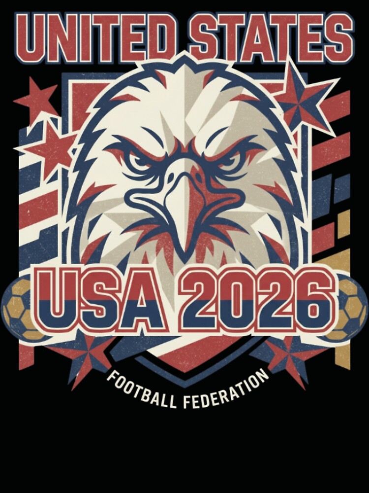 USA 2026 Retro Vintage World Cup by Beastlypixels