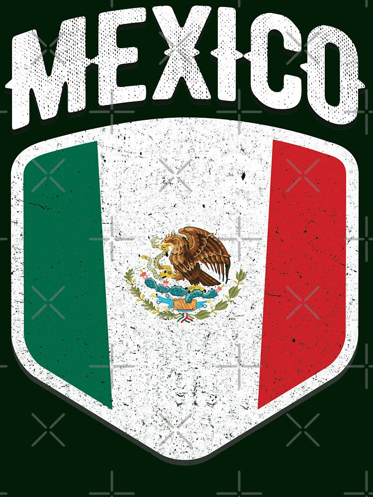 Mexico National Flag World Sport Stadium Fan T Shirt Supporter Jersey Football Cup TShirt by screenworks