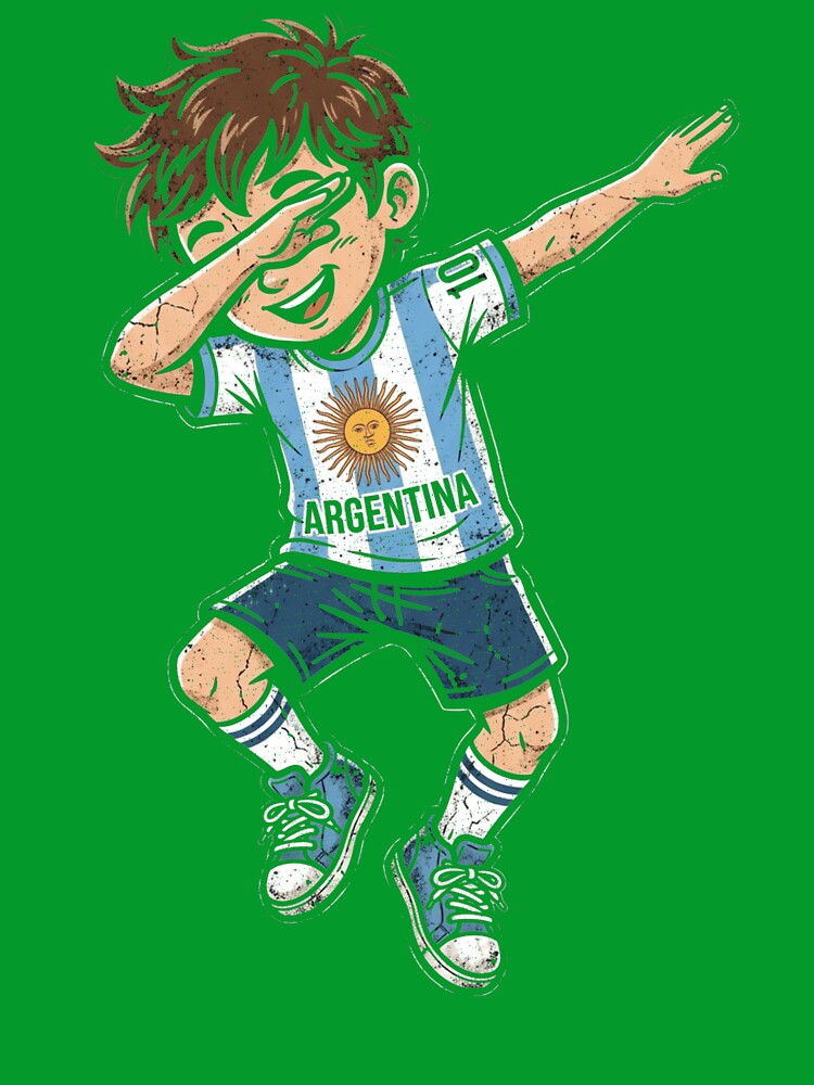 Soccer Boy Dabbing Argentina by FinovaGate