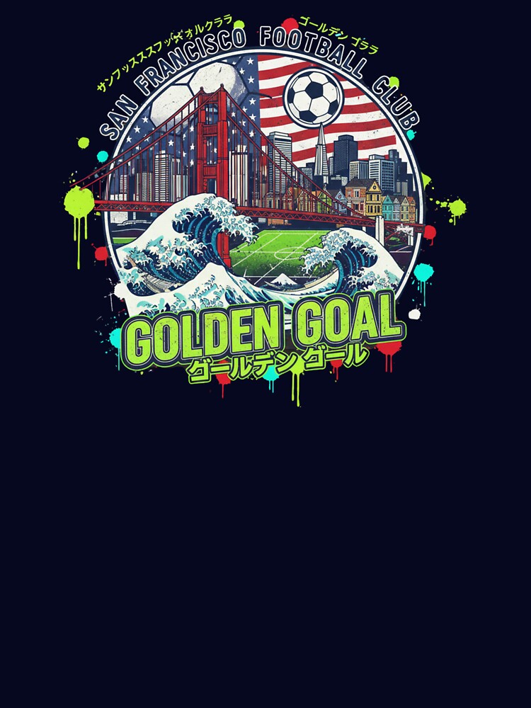 San Francisco Football Club Golden Goal - Japanese Retro Wave Style by Deviantfant