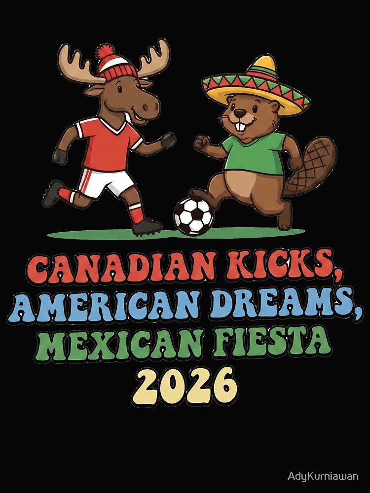 2026 North American Soccer Host Nations Unity Graphic - Canada USA Mexico by AdyKurniawan