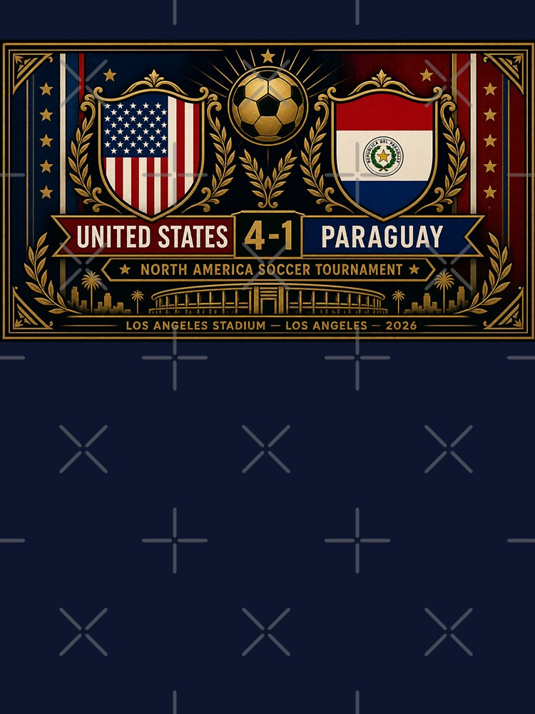 USA Paraguay 4-1 Victory Shield  2026 by BrickByDream